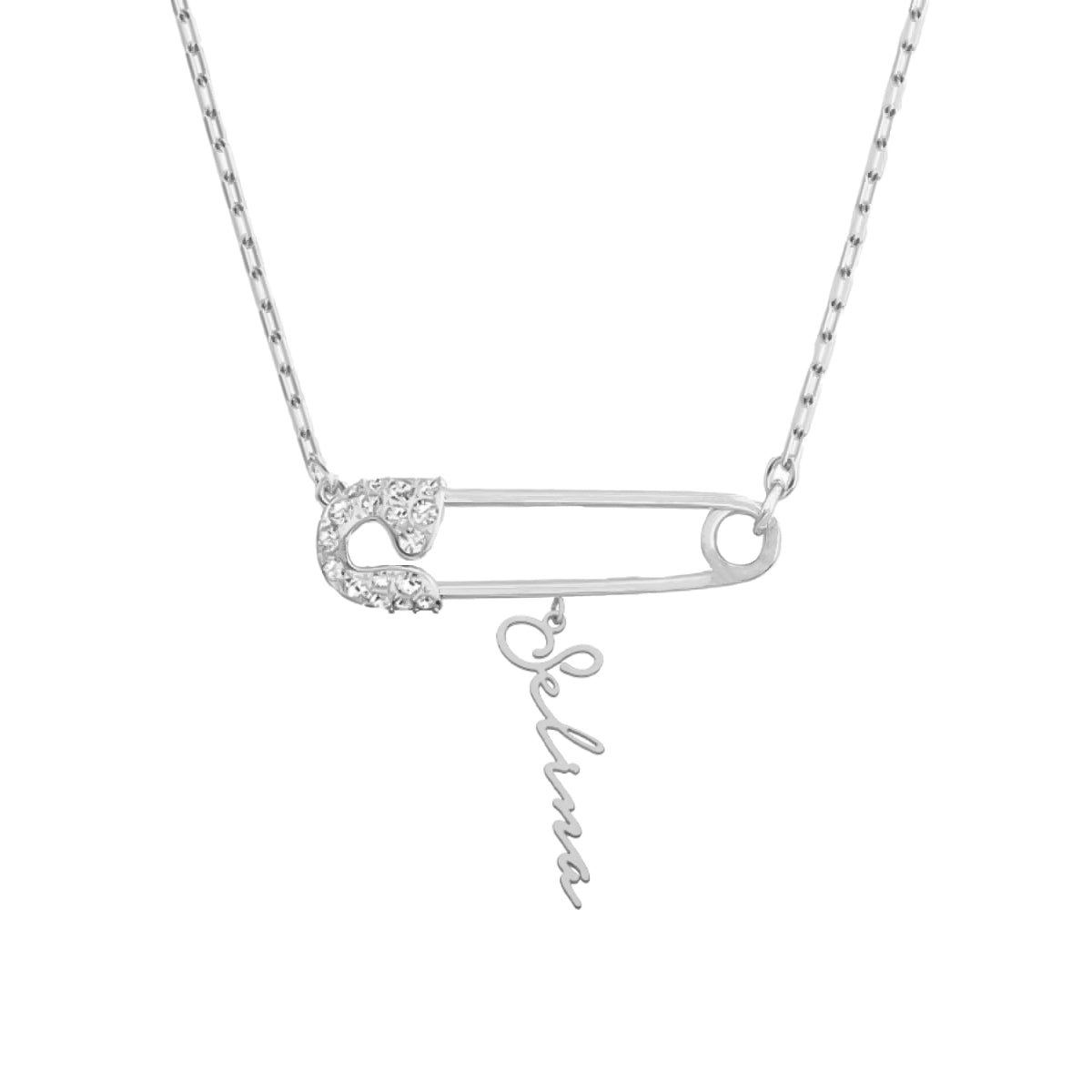 Kardelen Pin Signatur Namenskette - 925 SILBER Blitzangebot