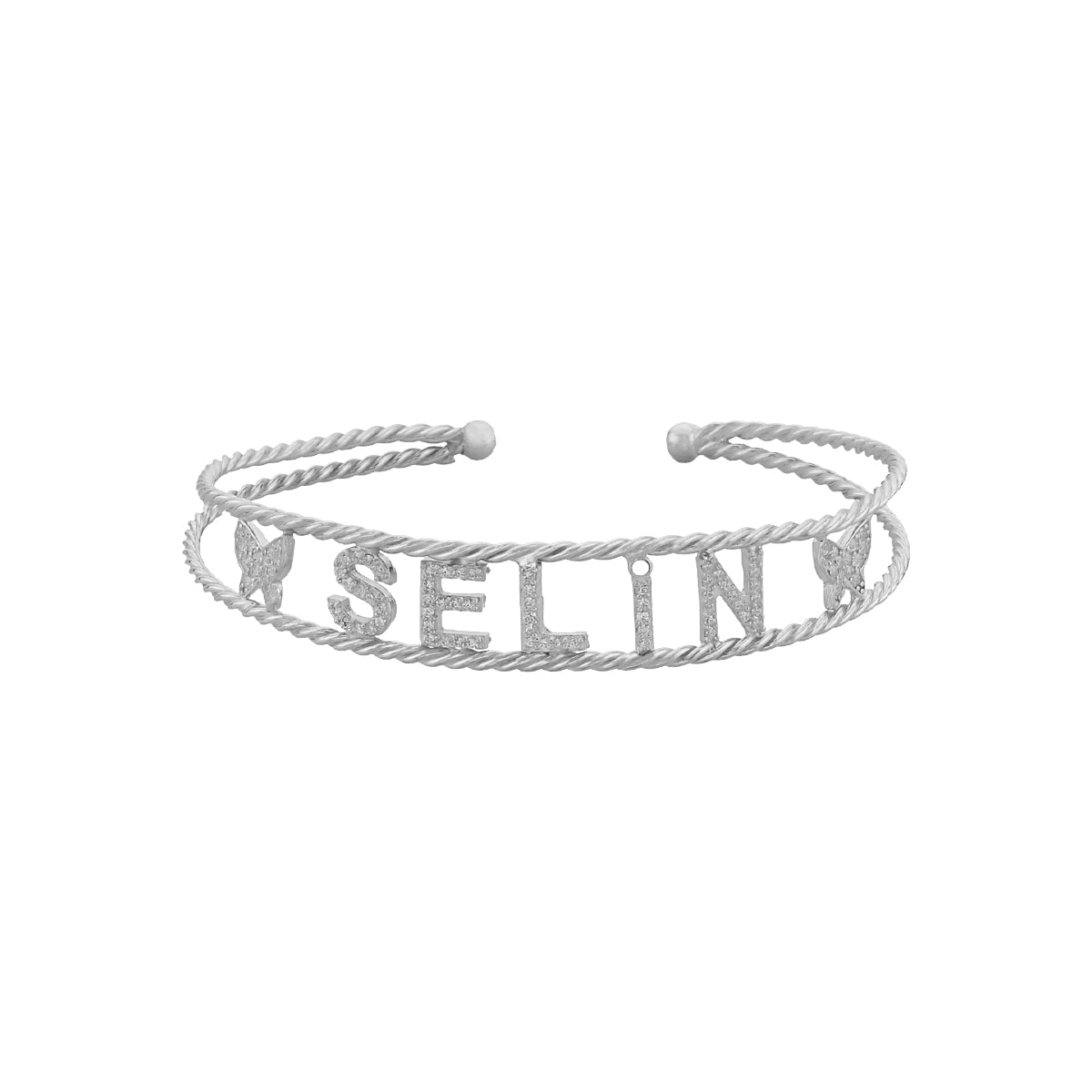 Kardelen Naome Armband mit Wunschname - 925 SILBER Tägliche Deals