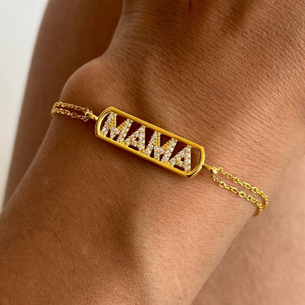 Kardelen Mama Armkette - 925 SILBER Super Rabatt