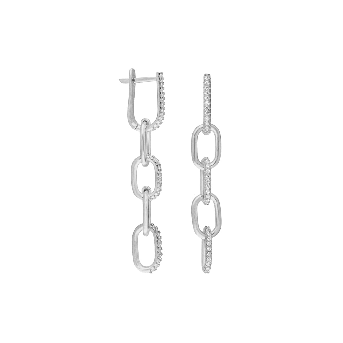 Kardelen Rounded Zirkonia Anker Ohrring - 925 SILBER Hotsell