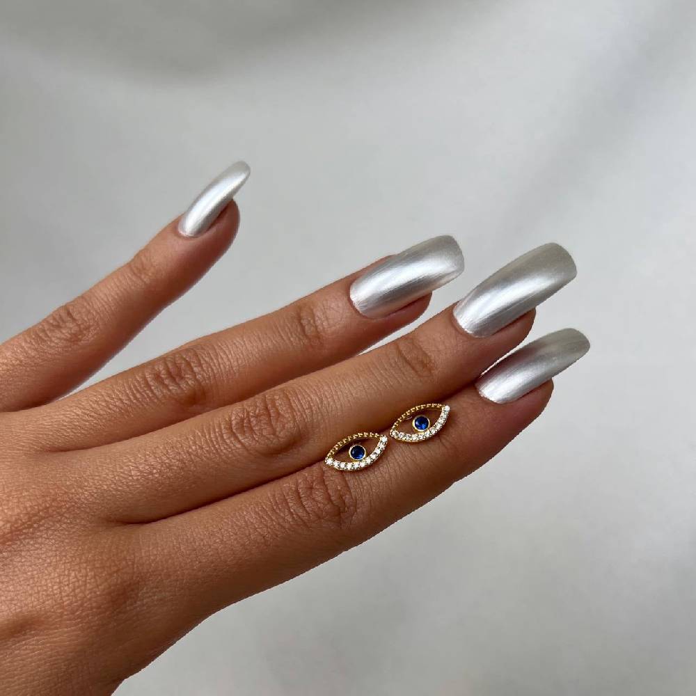Kardelen Blue Eye stecker Ohrring - 925 SILBER Flash Sale