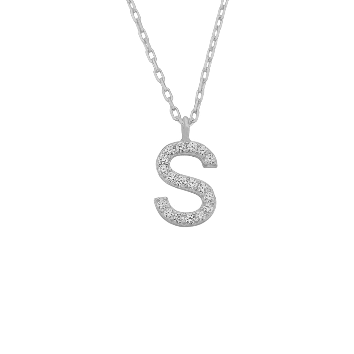 Kardelen Mini One Letter Kette - 925 SILBER Auslauf