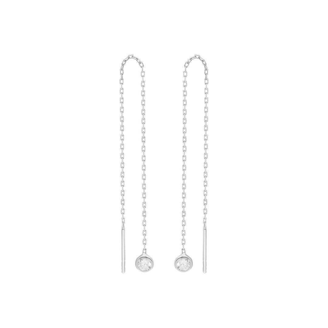 Kardelen Zirkonia hängend Ohrring - 925 SILBER Fabrik Onlineshop