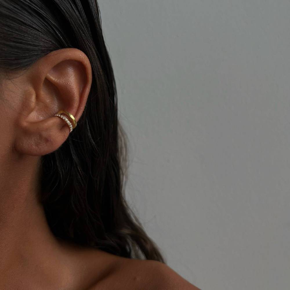 Kardelen Lee Ear Cuff - 925 SILBER Sonderangebot