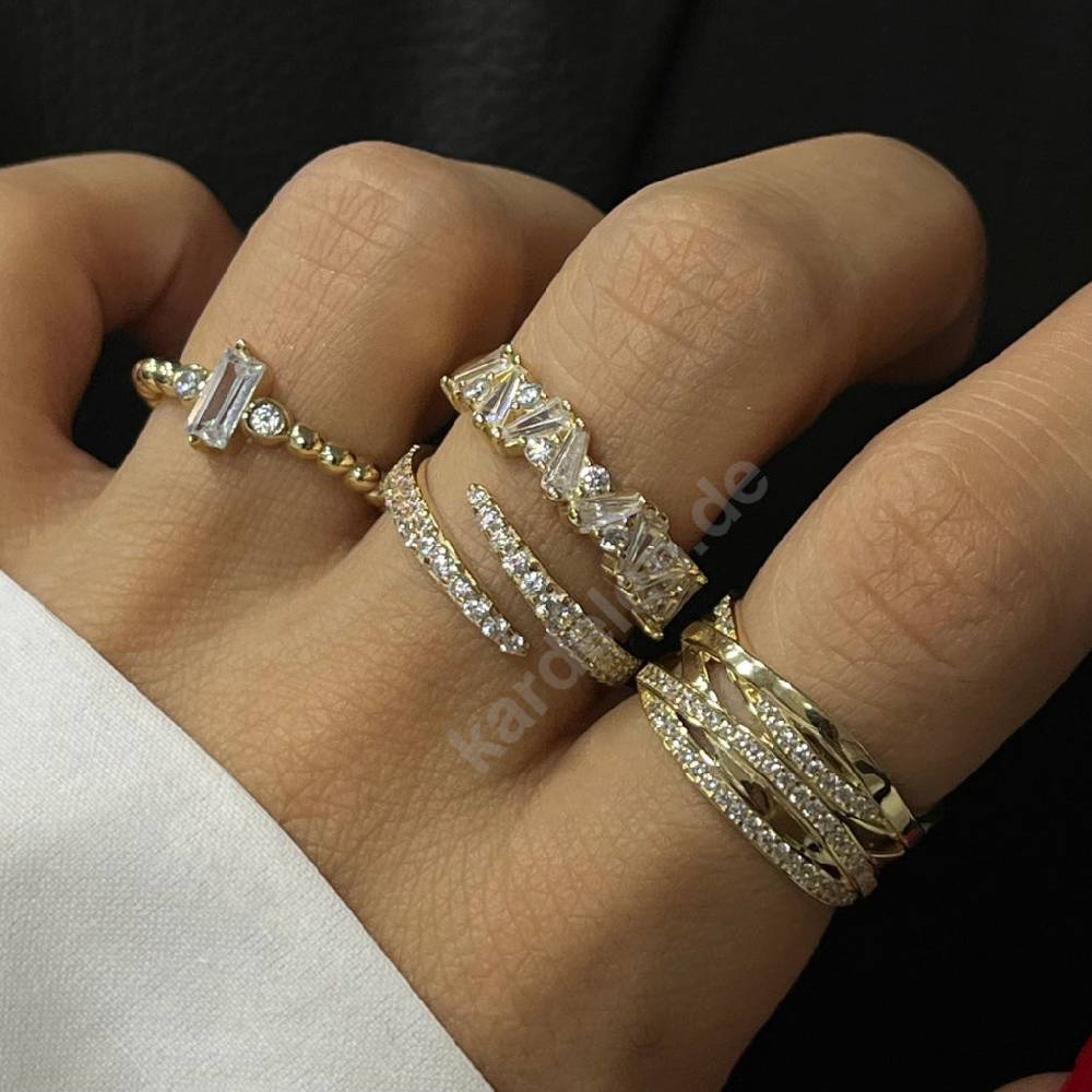 Kardelen 14K GOLD TEFNUT RING Saisonschlussverkauf