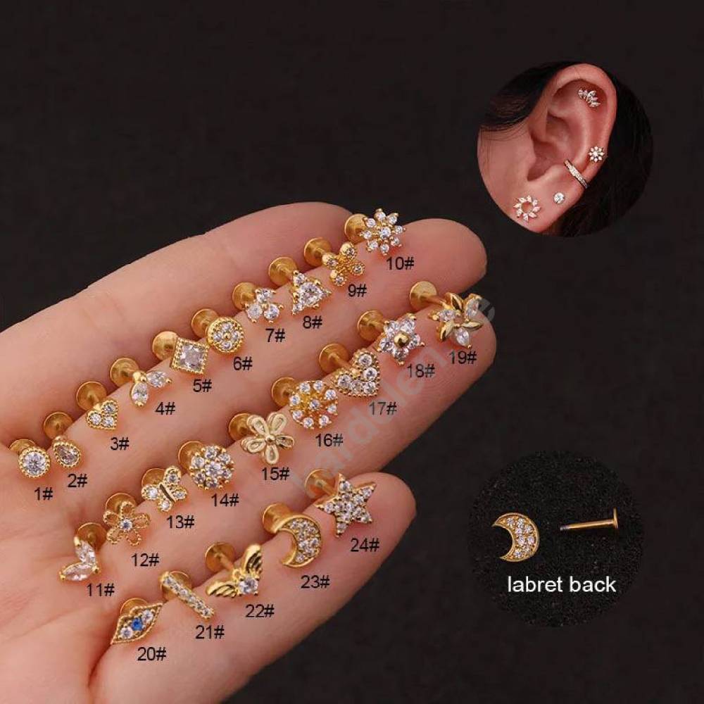 Kardelen Labret Back Body Piercing
