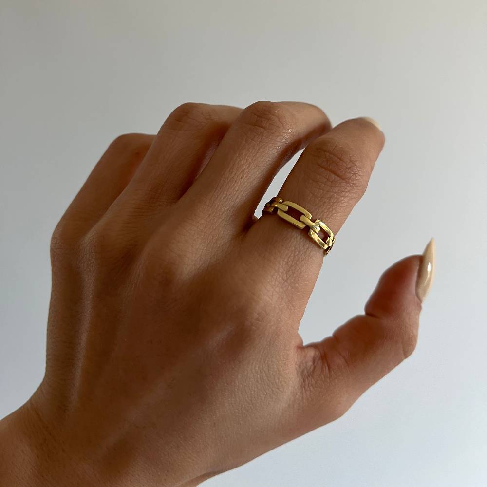 Kardelen Chain In Ring - 925 SILBER Wochenangebot