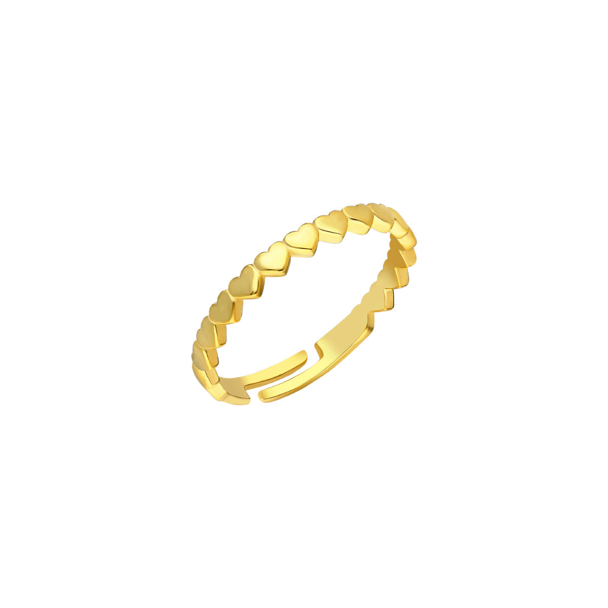 Kardelen Herz Line Ring - 925 SILBER Letzte 3 Tage