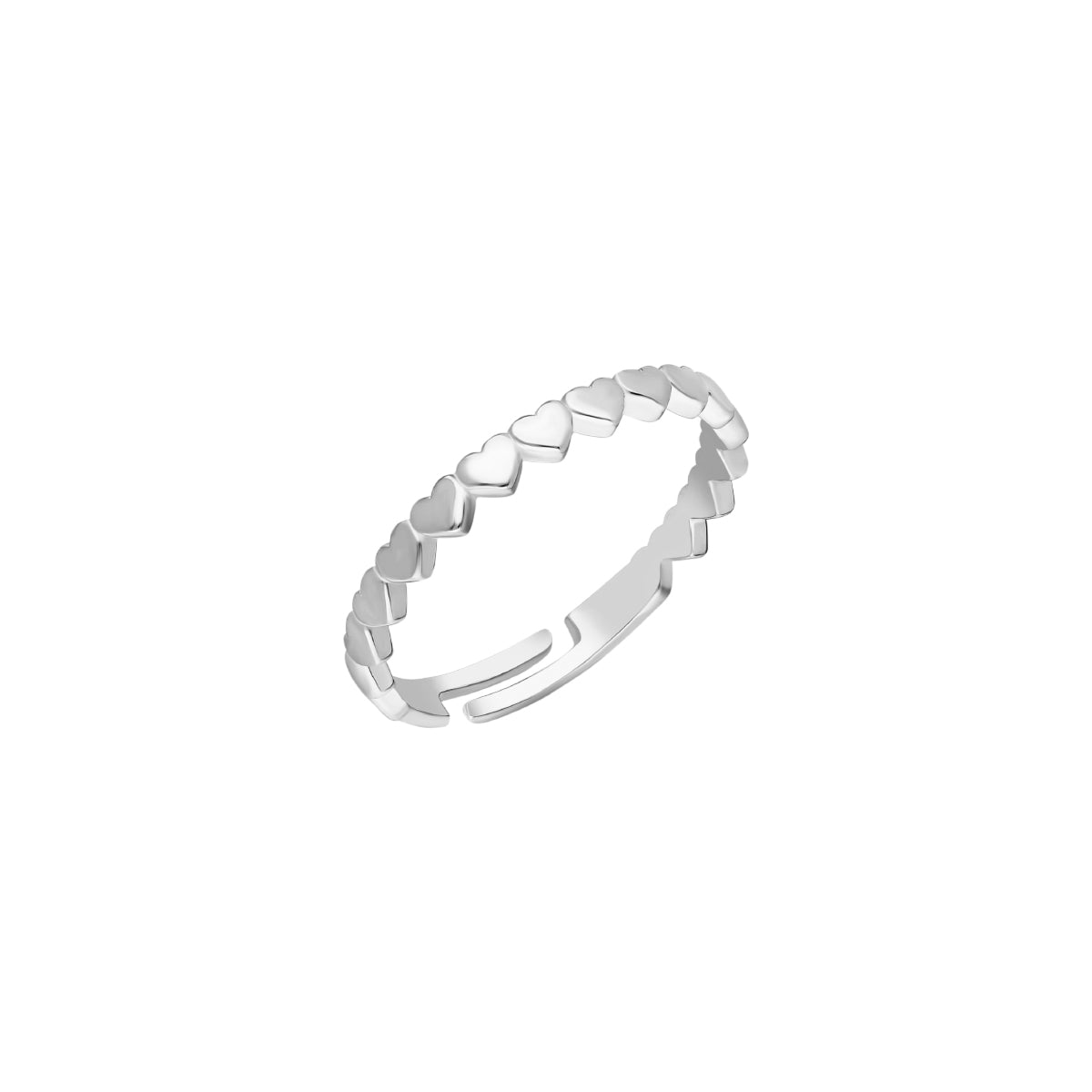 Kardelen Herz Line Ring - 925 SILBER Letzte 3 Tage