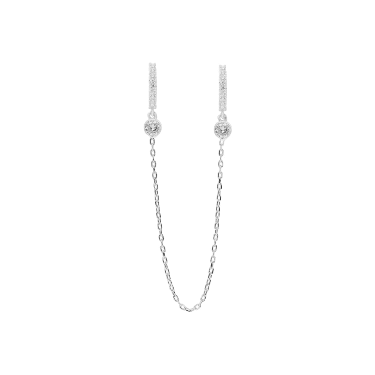 Kardelen Double Strang Ohrring - 925 SILBER Im Verkauf