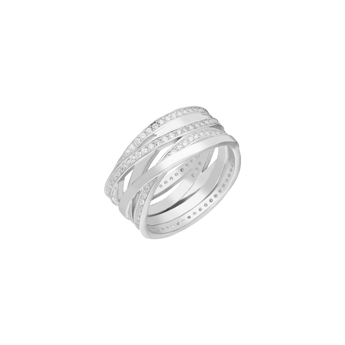 Kardelen Big Shaylee Zirkonia Ring - 925 SILBER 50% Rabatt für begrenzte Zeit