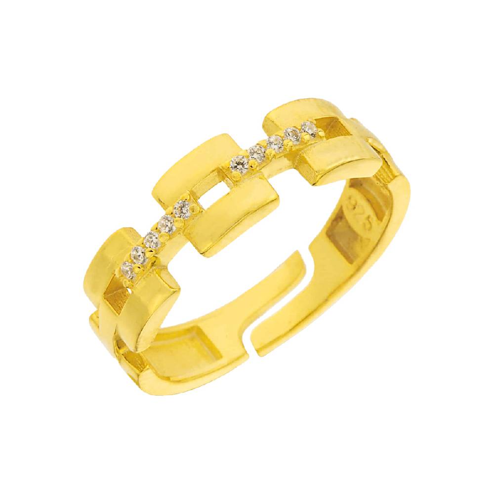 Kardelen Chain In Ring Zirkonia - 925 SILBER Outlet