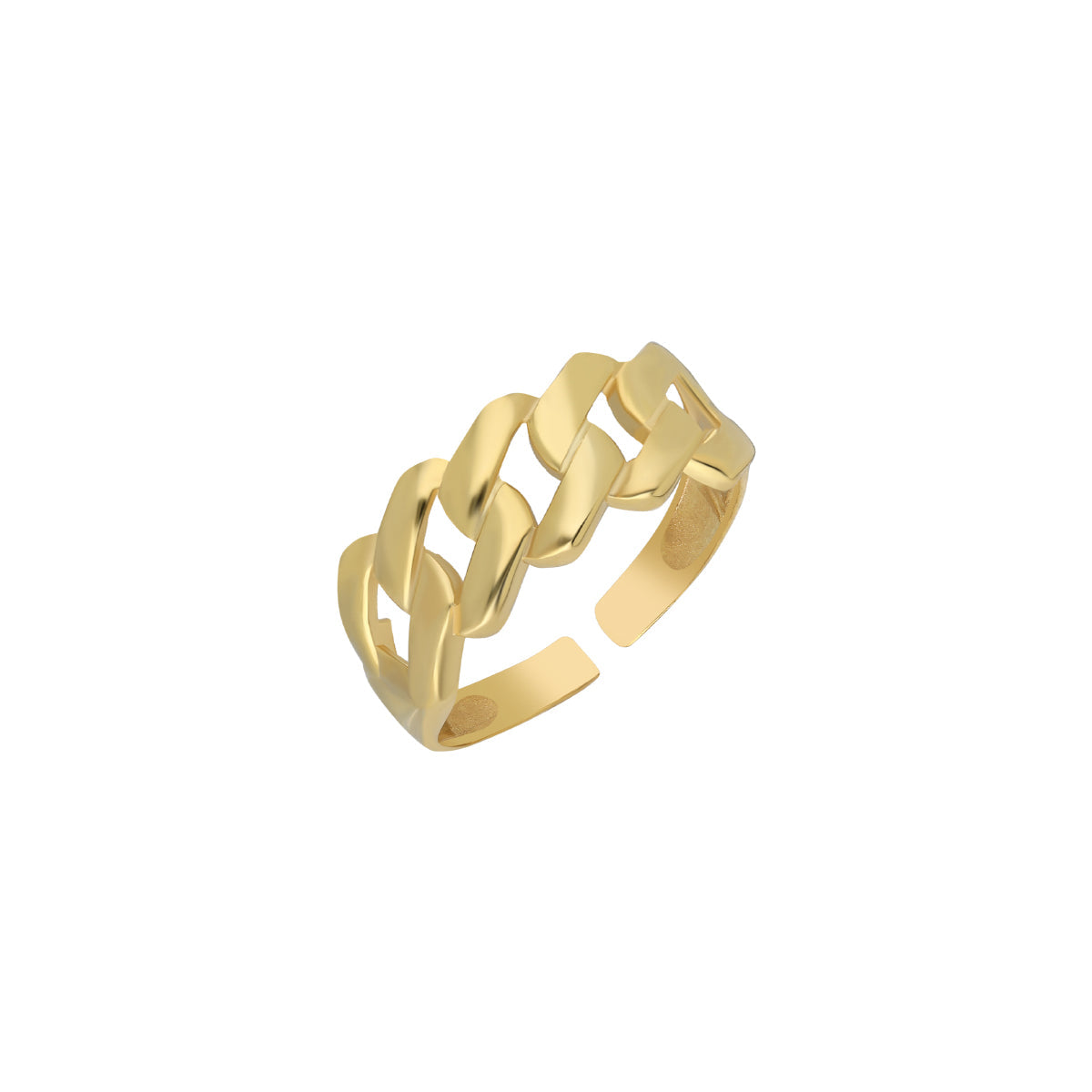 Kardelen Cuban Ring - 925 SILBER Limitierter Zeitrabatt