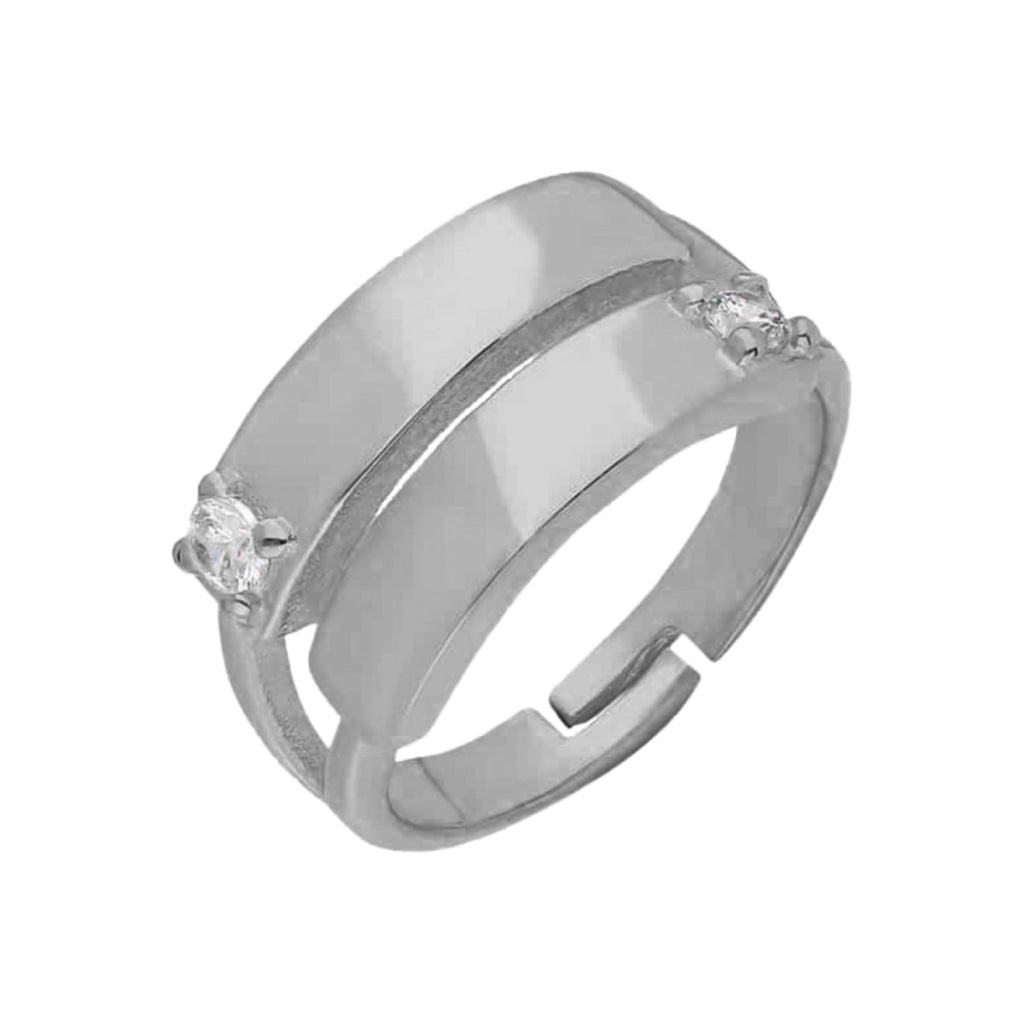 Kardelen Two Zirkonia Ring - 925 SILBER Sonderangebot