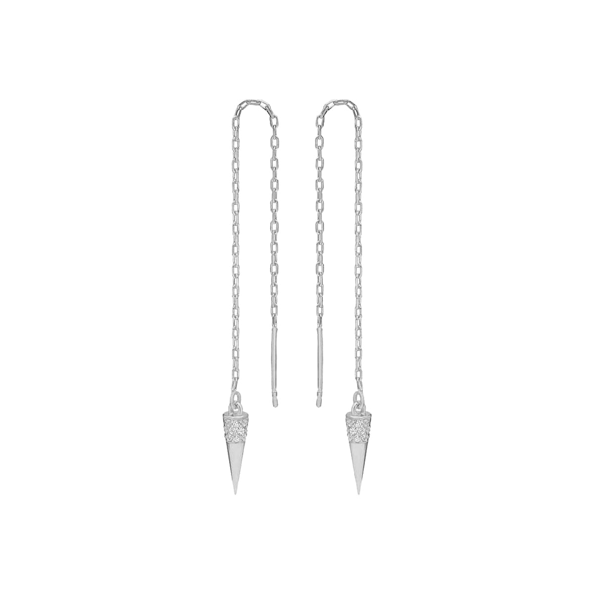 Kardelen Pointed Zirkonia Ohrring - 925 SILBER Versandkostenfrei