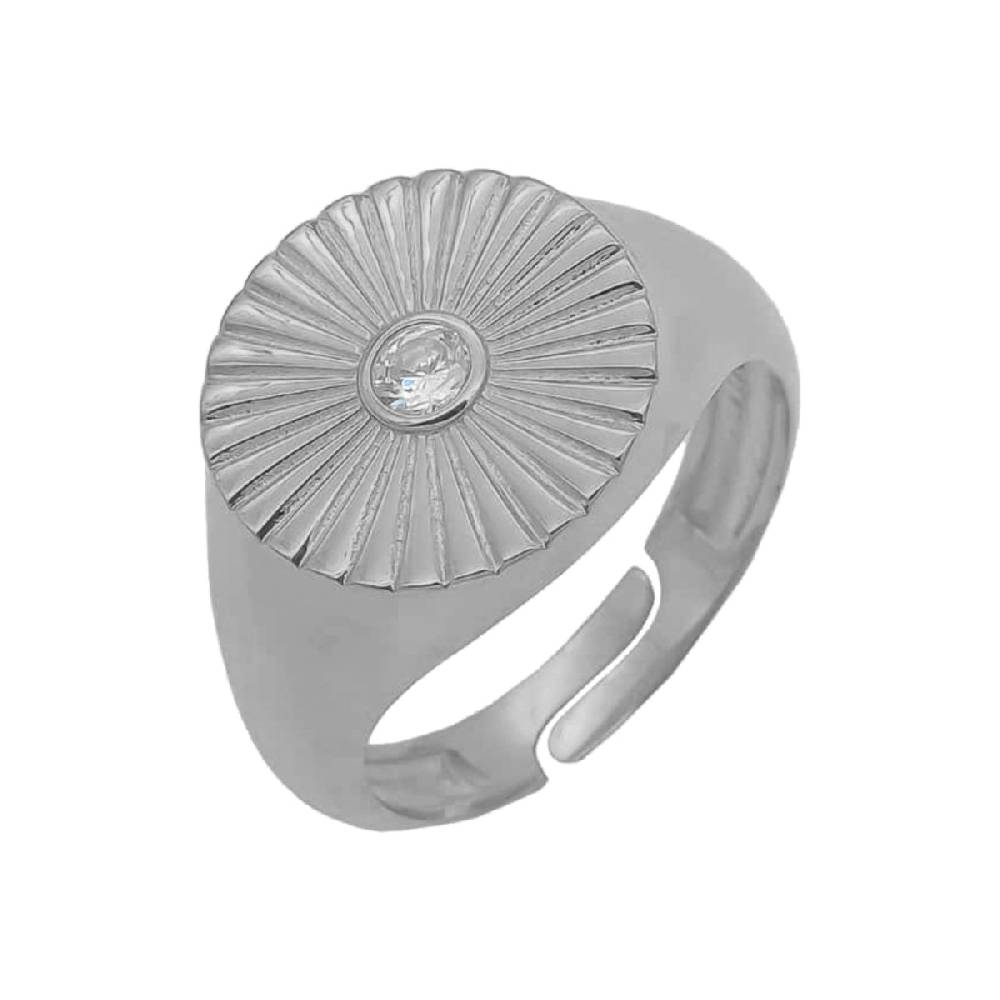 Kardelen Daisy Solitaire Ring - 925 SILBER Cyber Monday