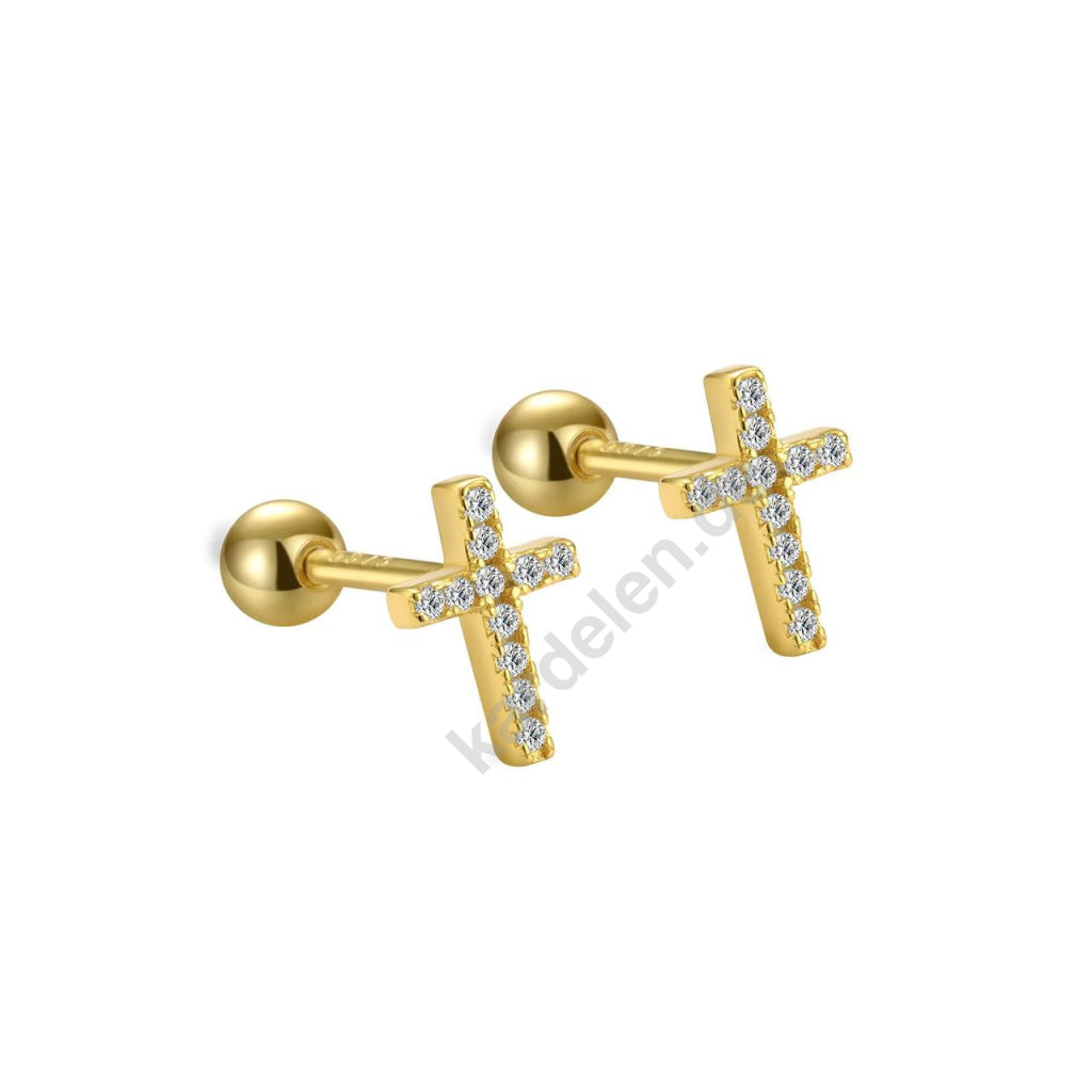 Kardelen KREUZ PIERCING ZIRKONIA Letzte 2 Tage