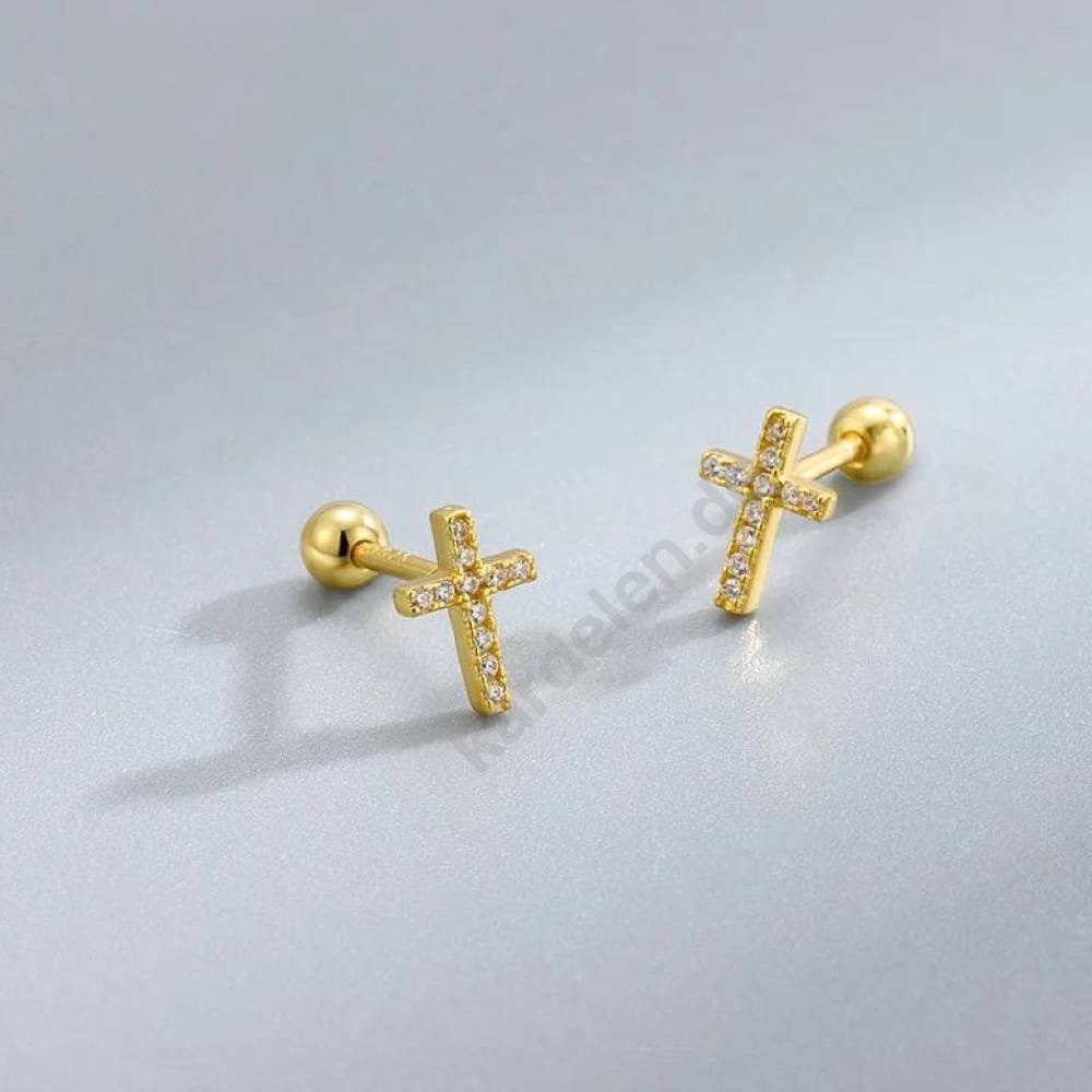 Kardelen KREUZ PIERCING ZIRKONIA Letzte 2 Tage