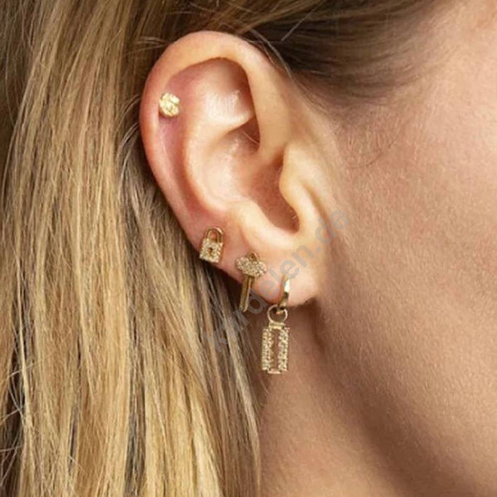 Kardelen LOVE LOOK PIERCING - 925 SILBER Sonderangebot der Fabrik