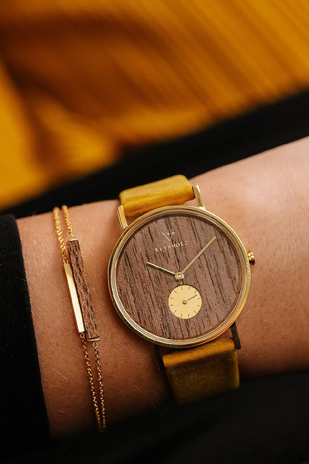 Kerbholz RECTANGLE BRACELET Rosenholz Bis zu 50% Rabatt