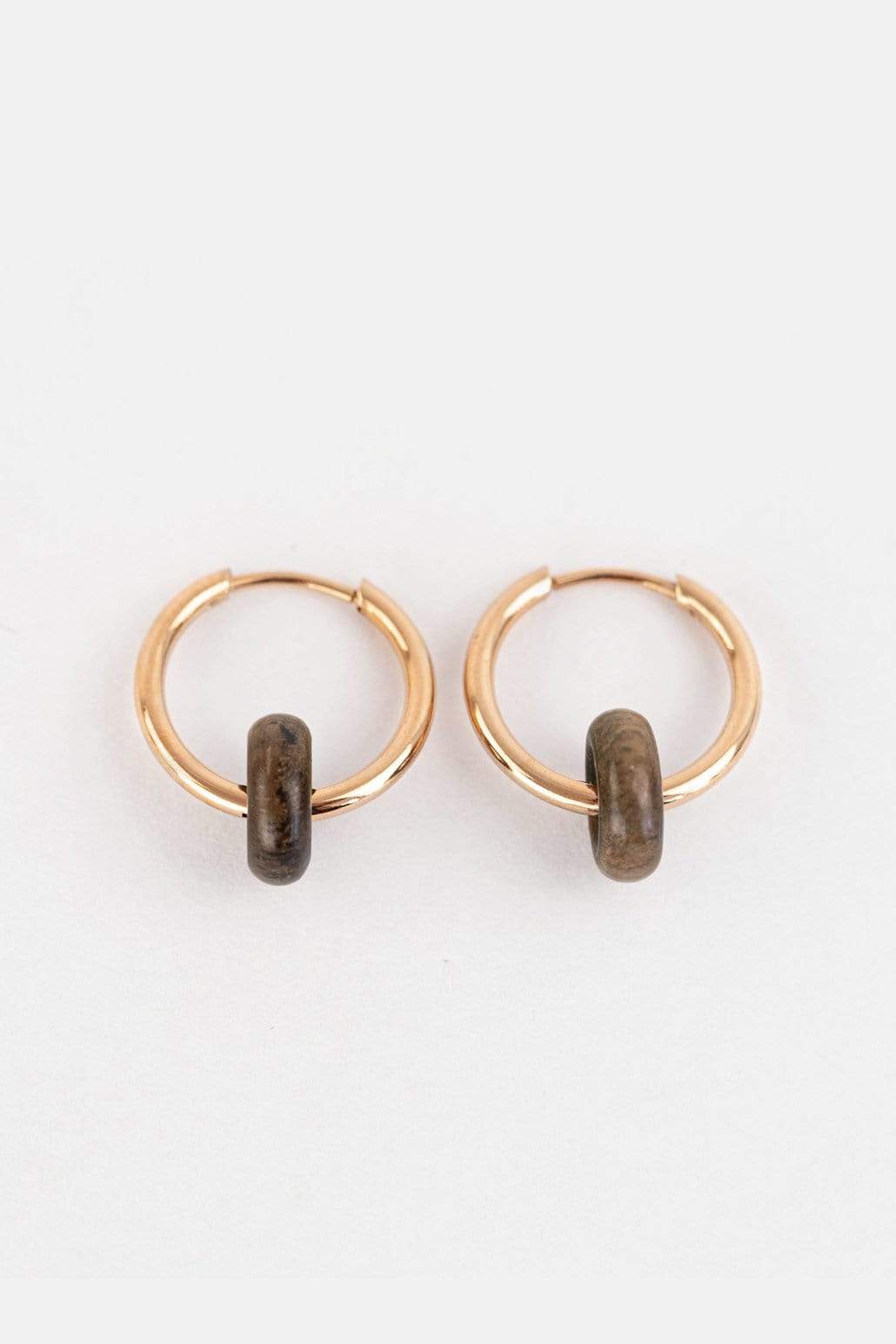 Kerbholz DONUT EARRING Walnuss 2025