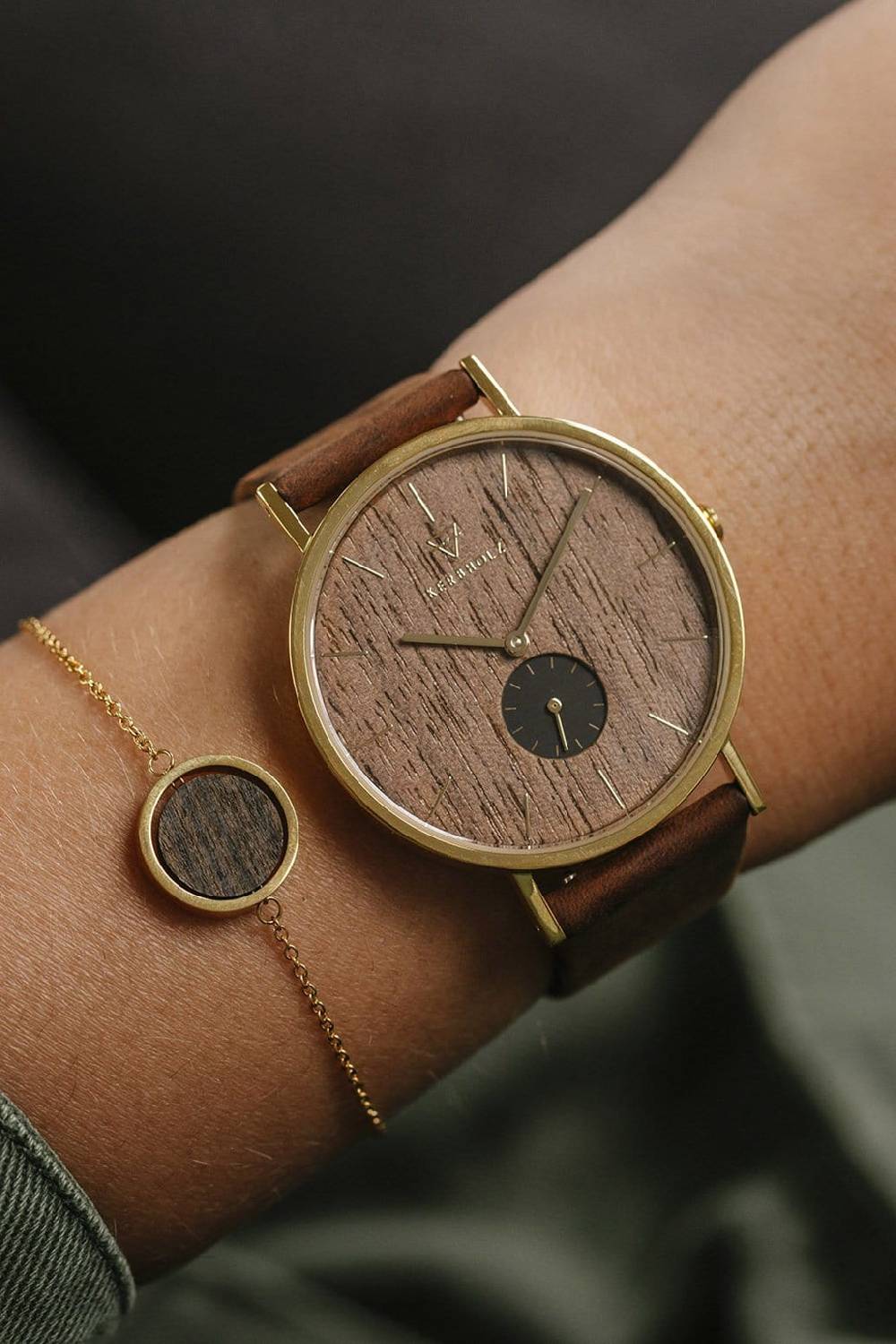 Kerbholz CIRCLE BRACELET Sandelholz Online Shopping