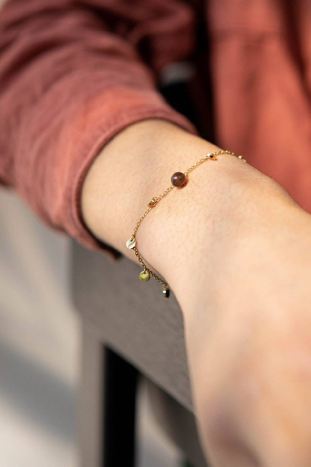 Kerbholz PEARL BRACELET Walnuss Osterangebot