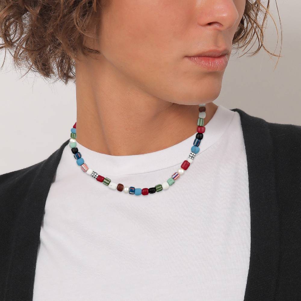 Kuzzoi Halskette Glas Beads | Süßwasserperlen Tägliche Deals