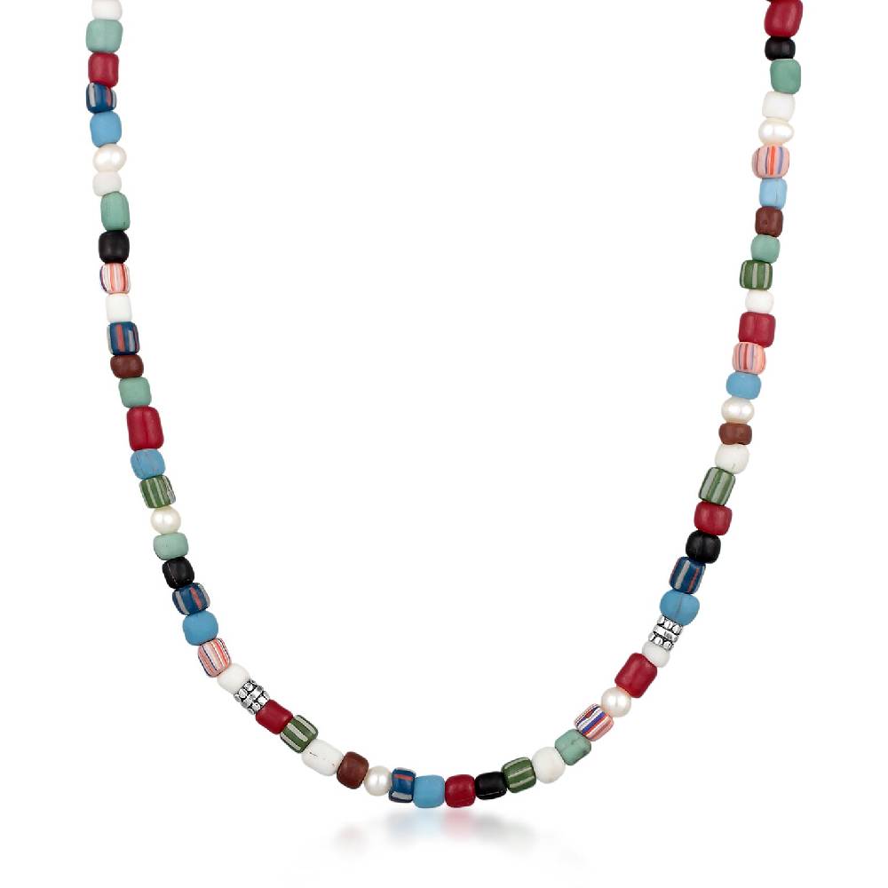 Kuzzoi Halskette Glas Beads | Süßwasserperlen Tägliche Deals