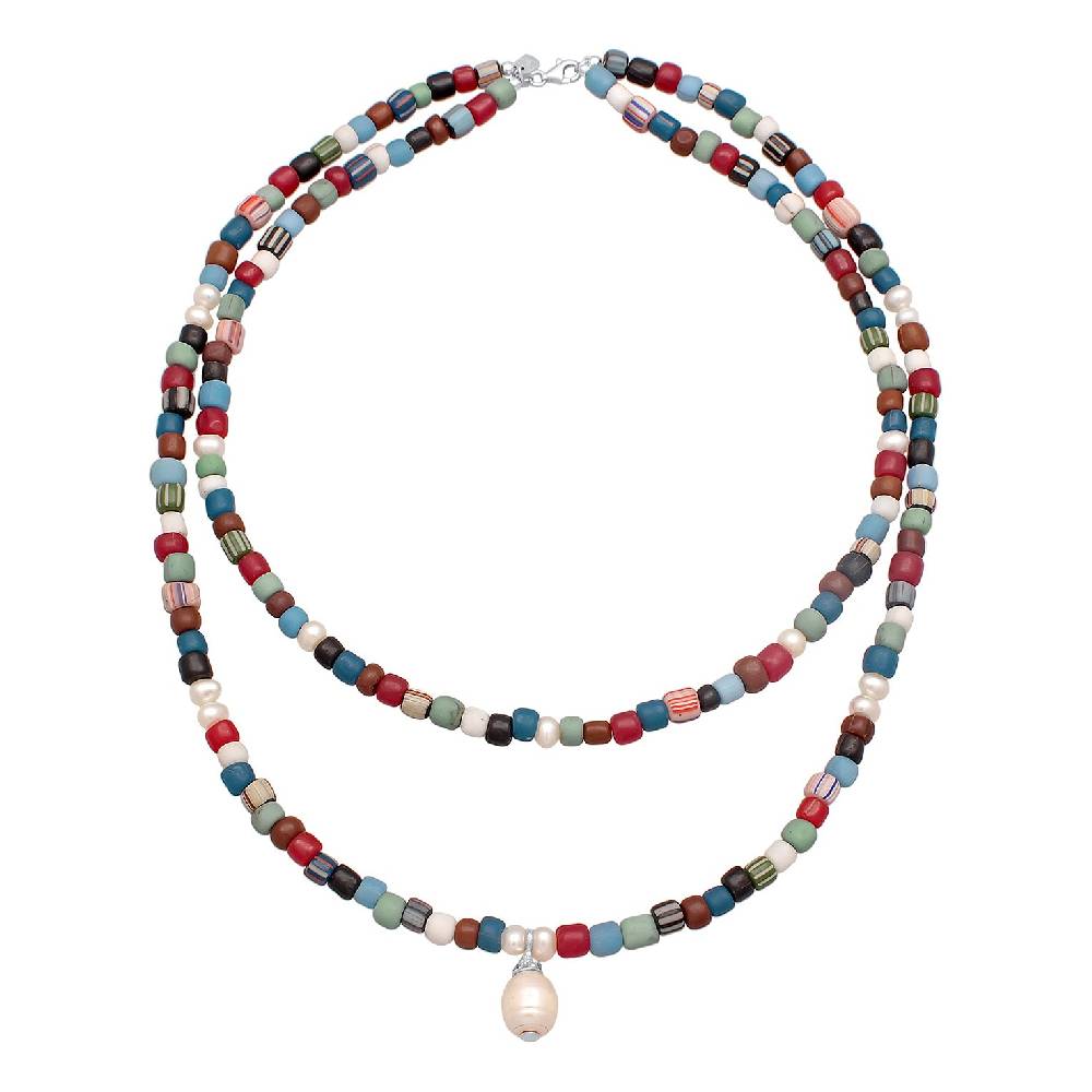 Kuzzoi Layer-Halskette Beads Tiefpreis