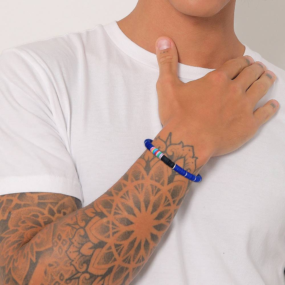 Kuzzoi Armband Textil | Heishi Perlen Letzte 3 Tage