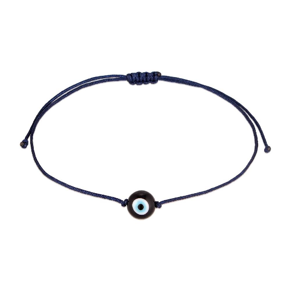 Kuzzoi Armband Evil Eye | Nylon (Blau) Bis zu 50% Rabatt