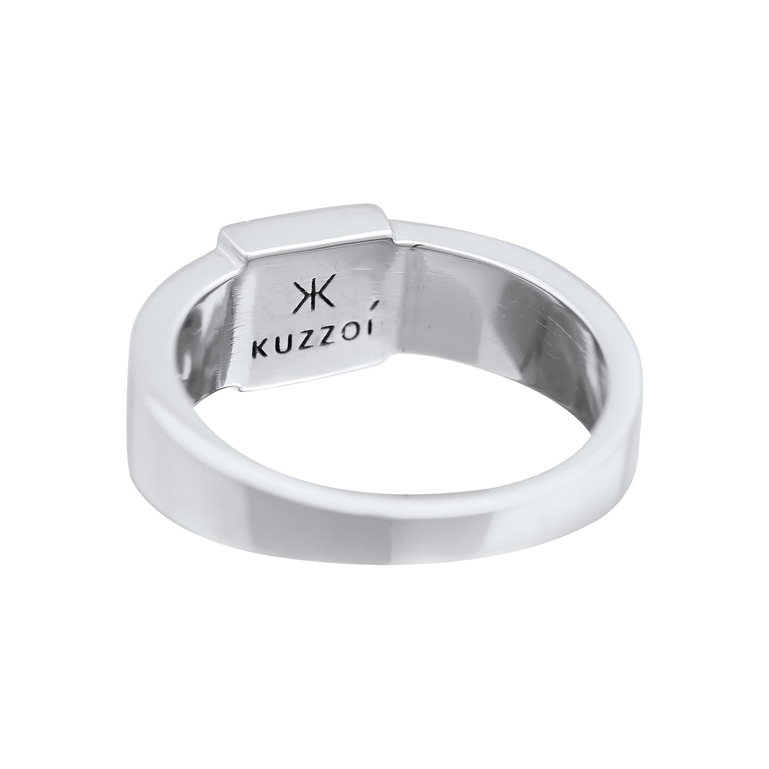 Kuzzoi Bandring Pyramide | Onyx (Schwarz) Kostenloser Versand international