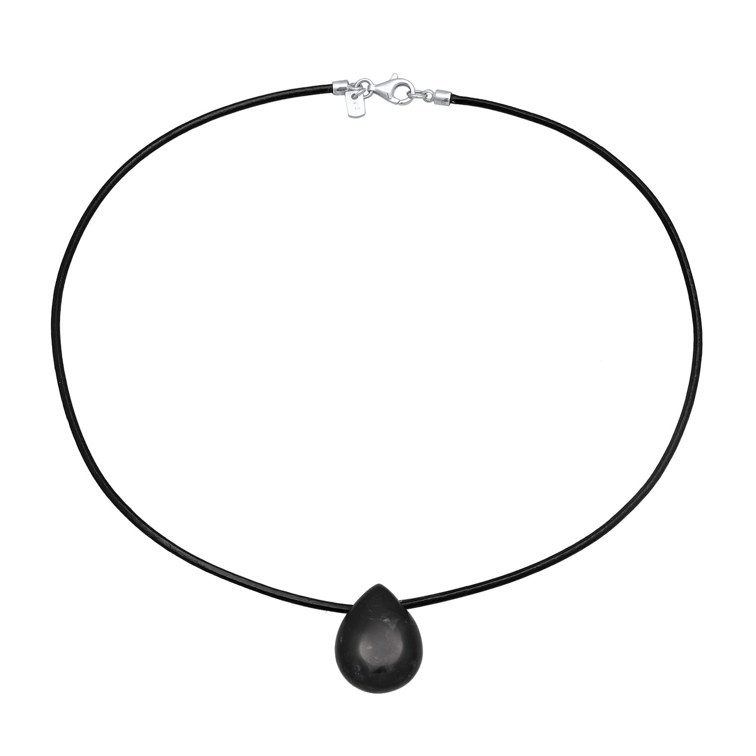Kuzzoi Choker Tropfen | Satin, Onyx (Schwarz) 50% Rabatt für begrenzte Zeit