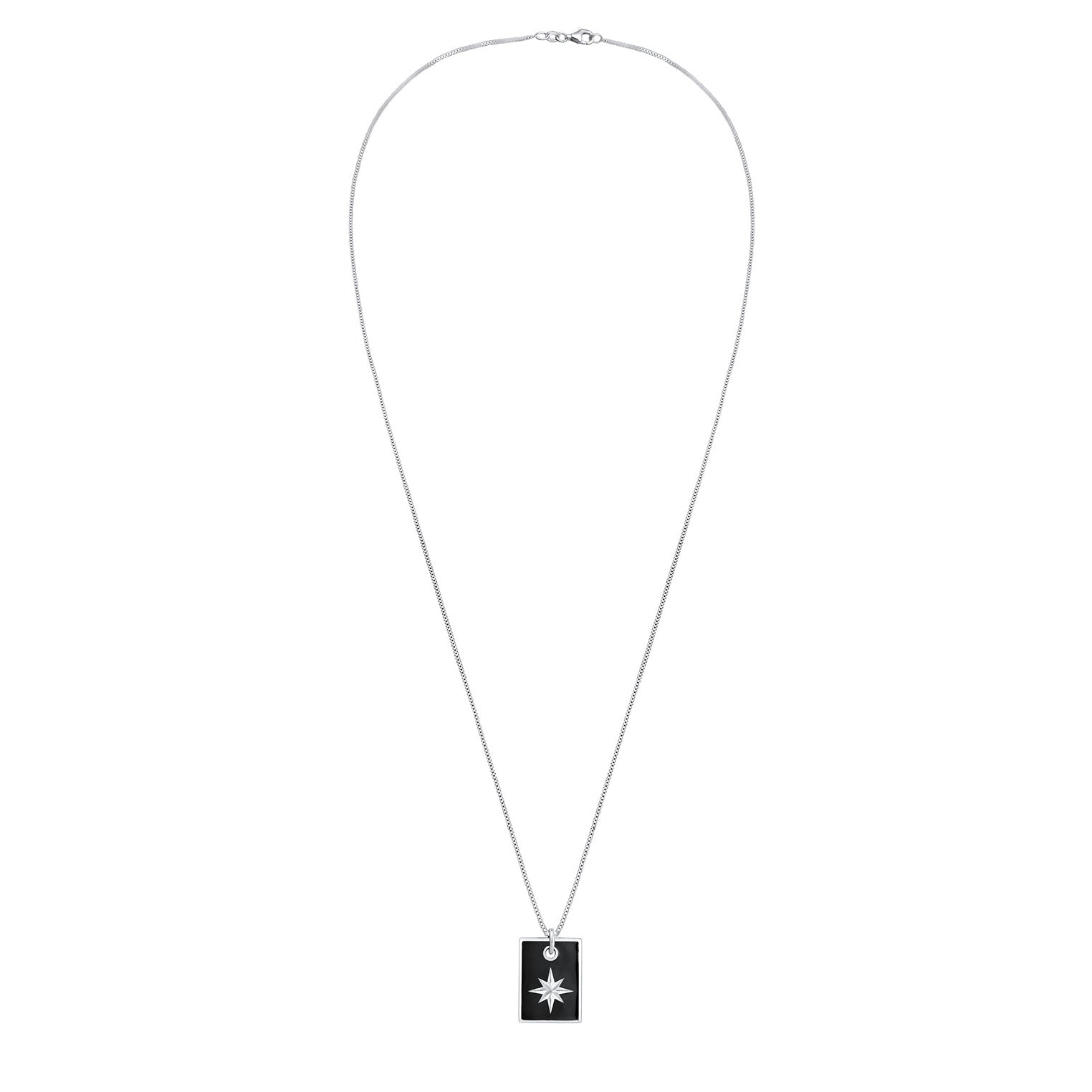 Kuzzoi Halskette Dog Tag | Emaille (Schwarz) Auslauf