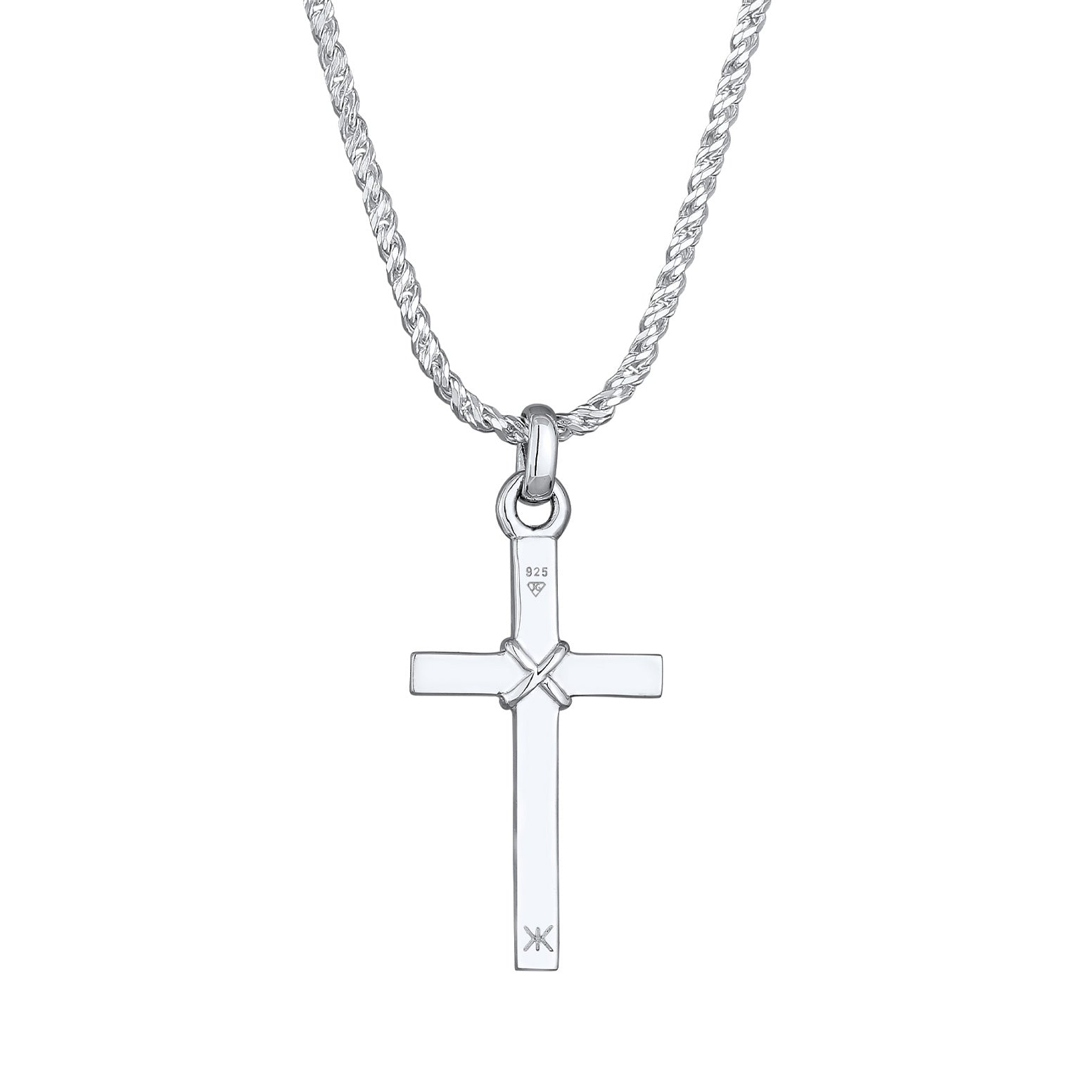 Kuzzoi Kordel-Halskette Anhänger Kreuz im Angebot