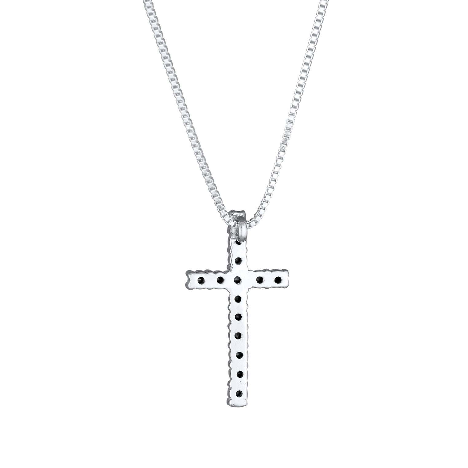 Kuzzoi Halskette Kreuz | Kristalle (Weiß) Rabatt
