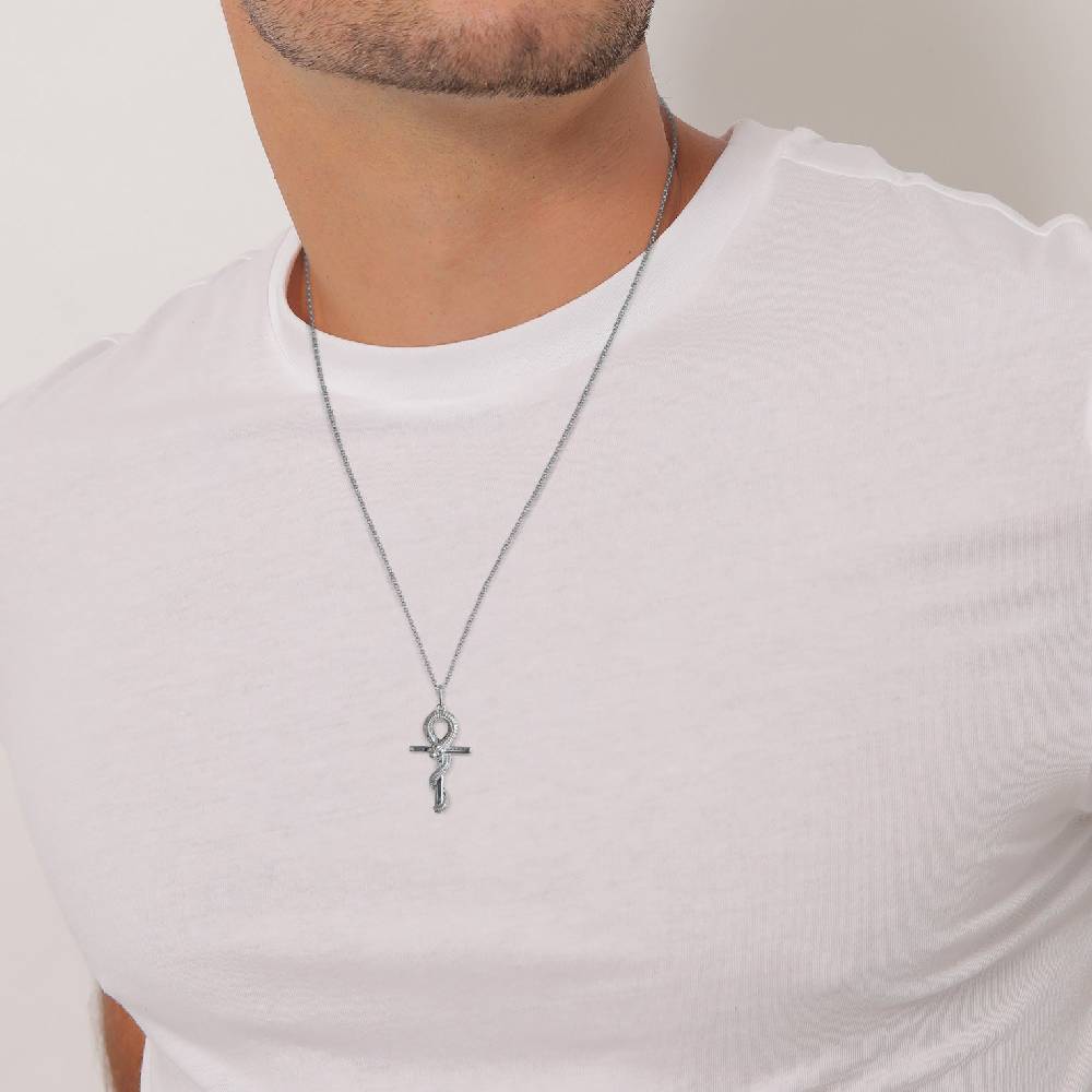 Kuzzoi Halskette Anhänger Kreuz Schlange Günstig kaufen