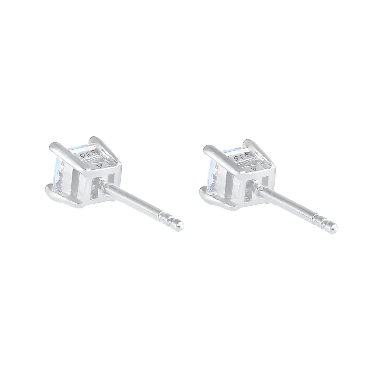 Kuzzoi Ohrstecker Quadrat | Zirkonia Kristalle (Weiß) Blitzangebot