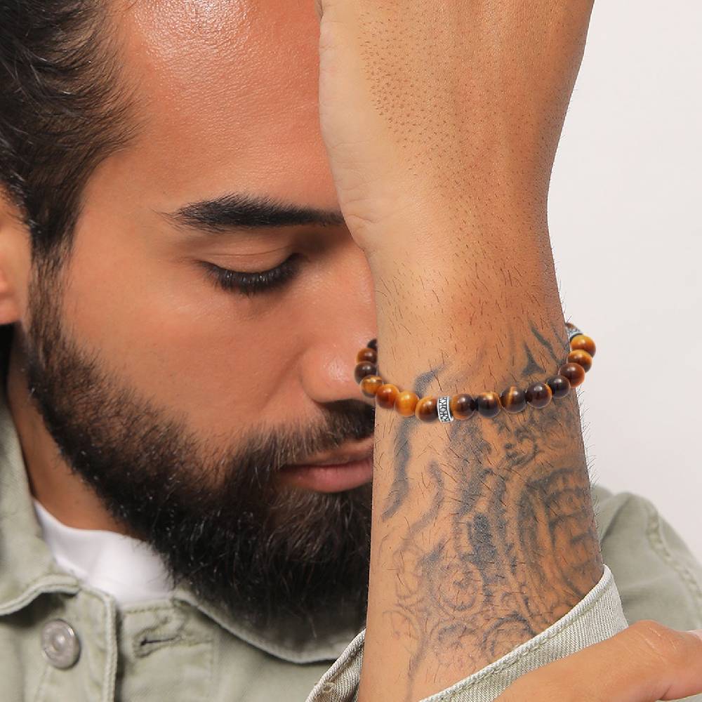 Kuzzoi Armband Vintage | Tigerauge (Braun) Kostenlose Rückgabe
