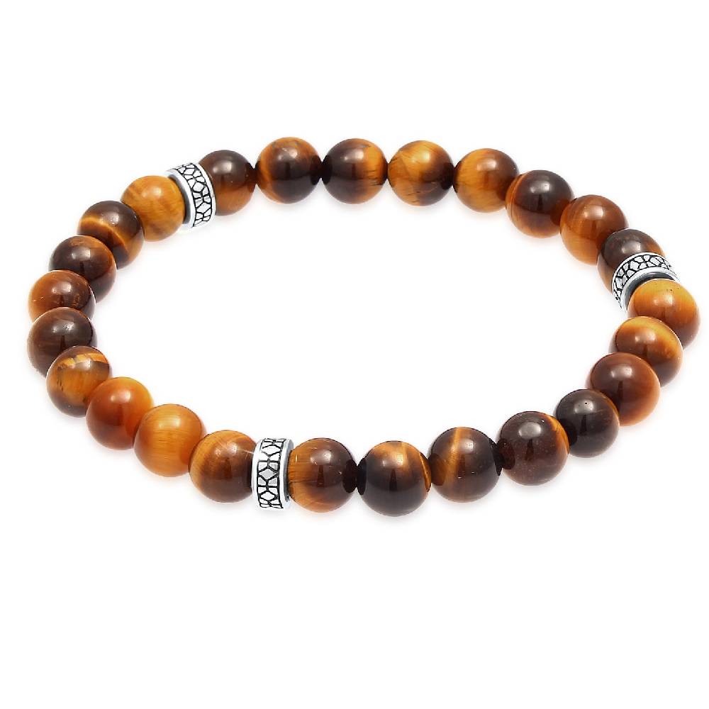 Kuzzoi Armband Vintage | Tigerauge (Braun) Kostenlose Rückgabe