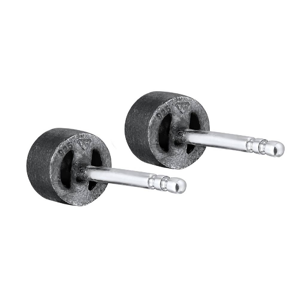 Kuzzoi Ohrstecker Rund | Kristall (Grau) 50% Rabatt mit kostenlosem Versand