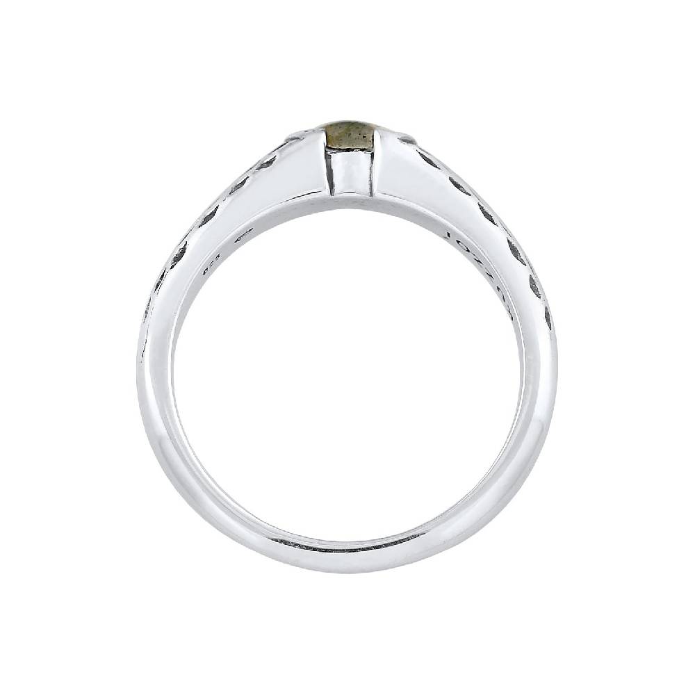 Kuzzoi Bandring Vintage | Labradorit (Grau) Clearance-Verkauf