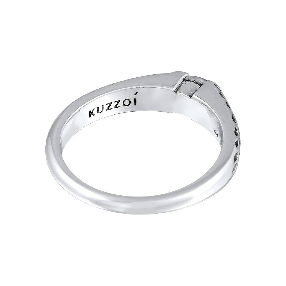 Kuzzoi Bandring Vintage | Labradorit (Grau) Clearance-Verkauf