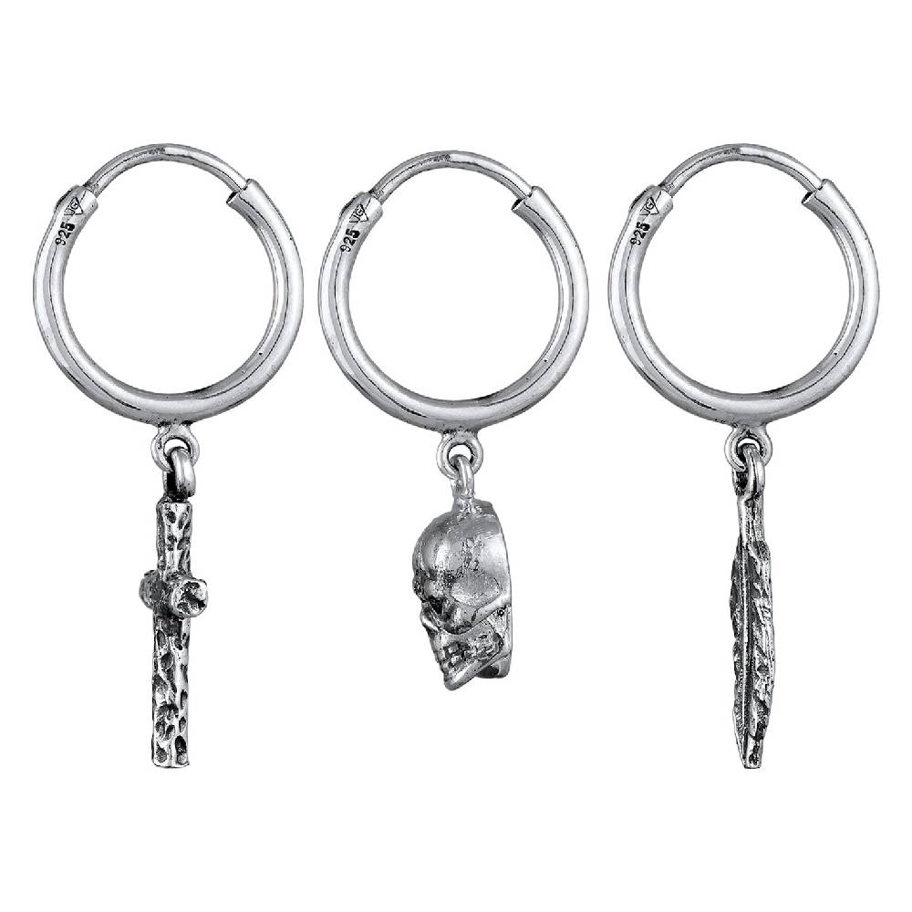 Kuzzoi Ohrringset Totenkopf Outlet