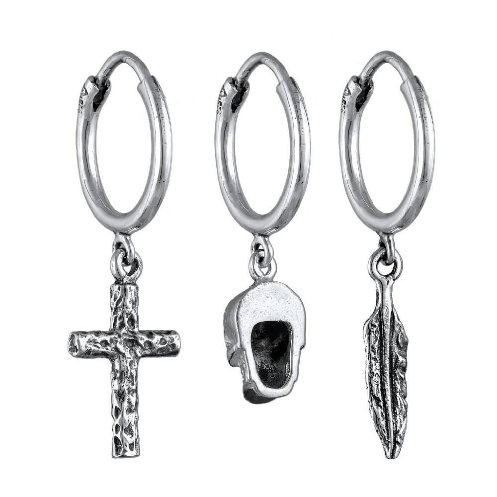 Kuzzoi Ohrringset Totenkopf Outlet