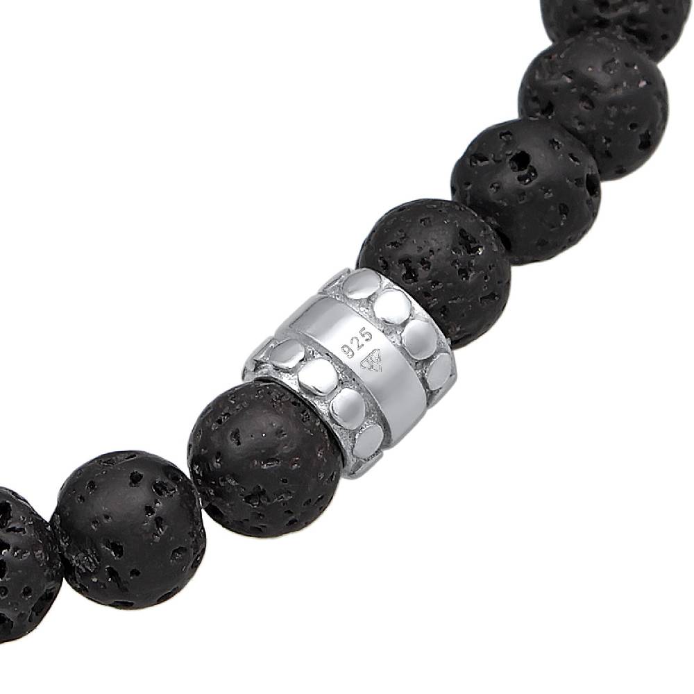 Kuzzoi Armband Beads | Lava (Schwarz) Kostenloser Versand