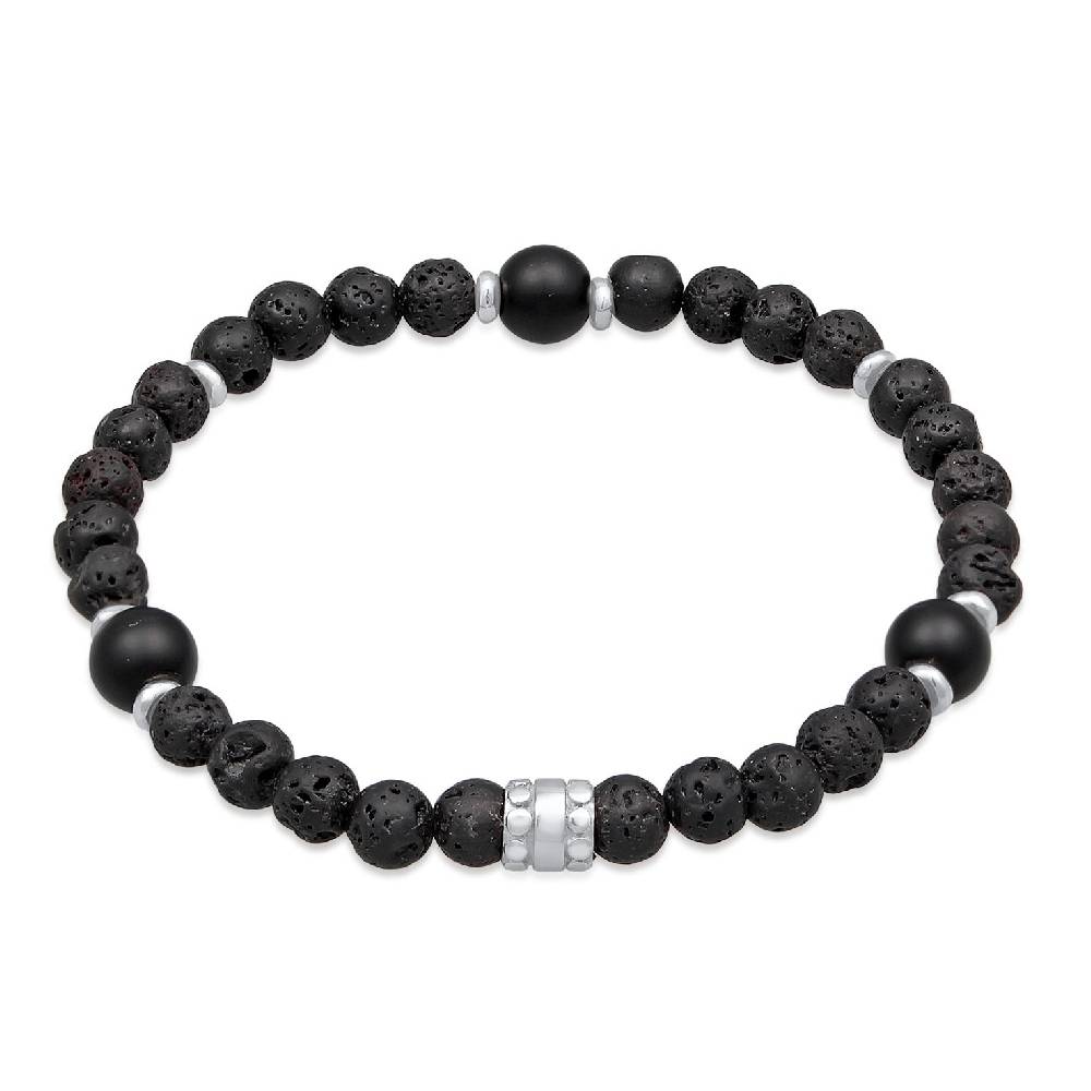 Kuzzoi Armband Beads | Lava (Schwarz) Kostenloser Versand
