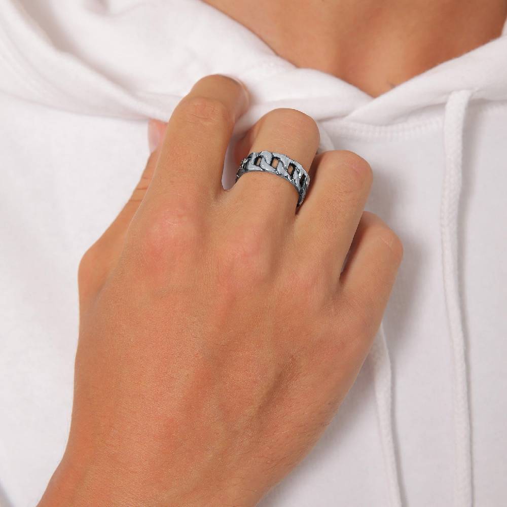 Kuzzoi Bandring Chunky Chain Online Shopping