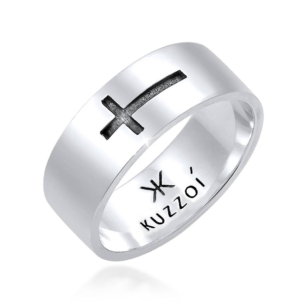 Kuzzoi Ring Breit Kreuz Nur für heute
